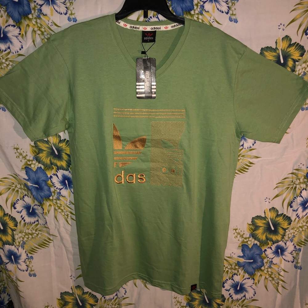 NEW Adidas Original Green T-Shirt